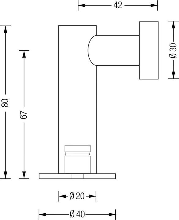 Produktbild Phos Magnet-Türfeststeller (1 Stück)