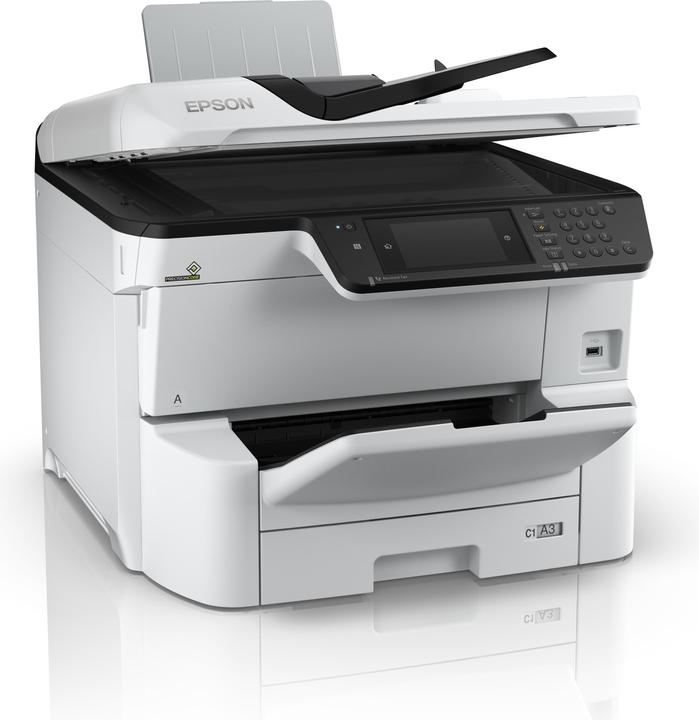 Image du produit Epson WorkForce Pro WF-C8610DWF - Imprimante multifonctionnelle - couleur - jet d'encre - A3 (M (Encre, Couleur)