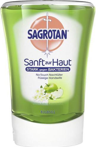 Produktbild Sagrotan No-Touch Nachfüller Apfel & Jasmin 250ml (Handseife Nachfüllpackung, 250 ml)