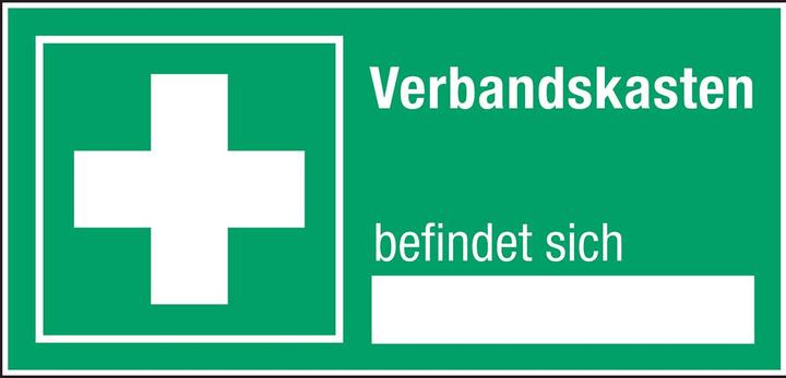 Energielabel Brady STD 444-100X200-B7527, borden met vrije ruimte - EHBO-doos bevindt zich
