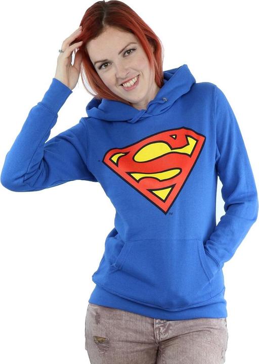Immagine prodotto Superman Logo Felpa con Cappuccio Donna (XS)