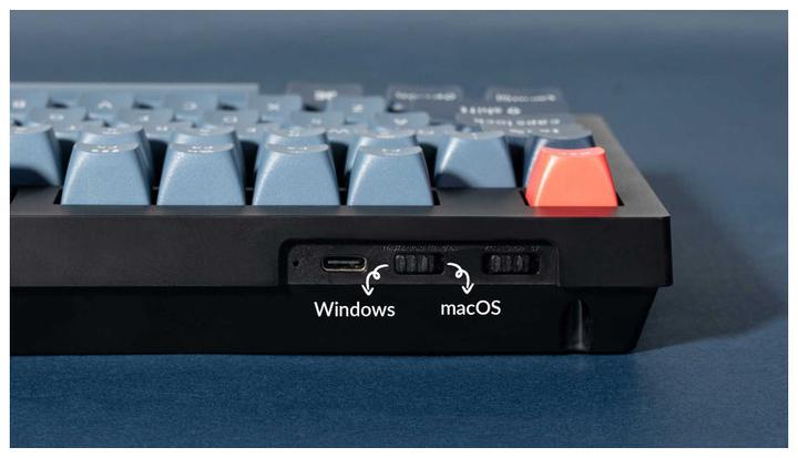Produktbild Keychron V6 Max (V6M-D4) QMK/VIA Wireless(BT/2,4/Wired) Custom Mechanical Keyboard Banana Switch 100