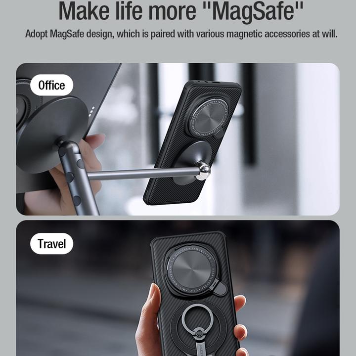 Image du produit Nillkin CamShield Prop Étui magnétique pour Honor Magic 6 Pro Noir (Honor Magic6 Pro)