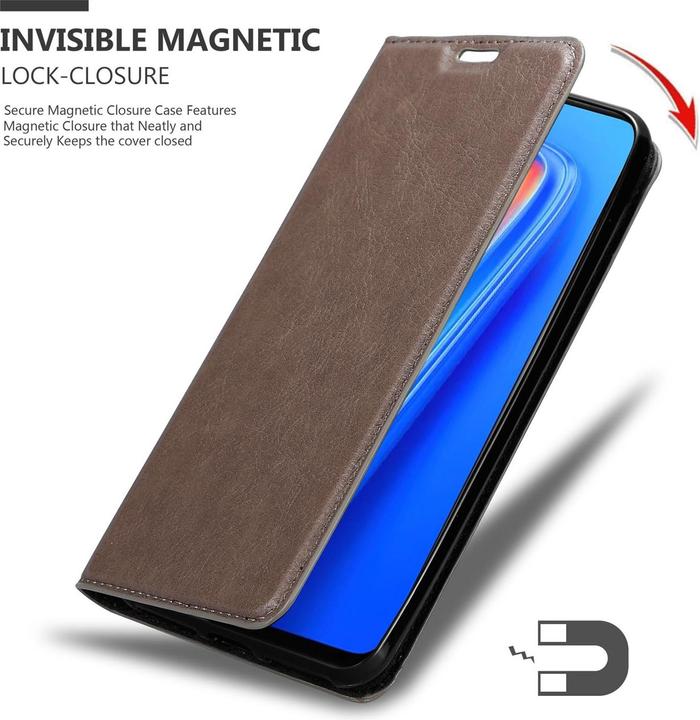 Immagine prodotto Cadorabo Copertina magnetica invisibile del libro (Realme 7)