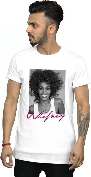 Immagine prodotto Whitney Houston Smile Photograph Maglietta Uomo (4XL)