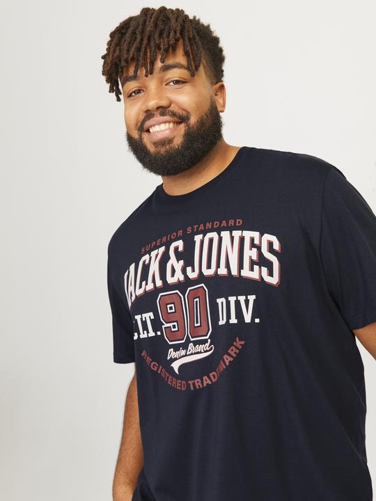 Image du produit Jack & Jones Jjelogo Tee Ss O-Neck 2 Col Aw24 S Pls (4XL)