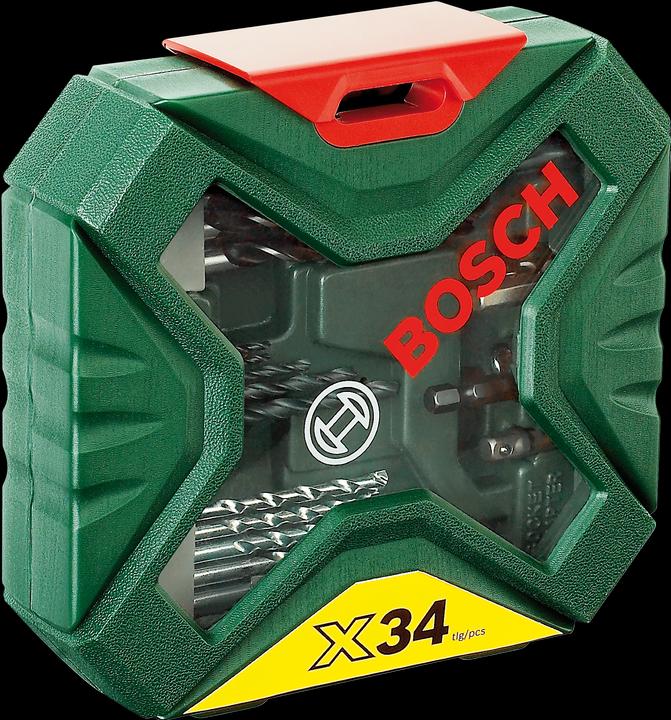 Actual product image Bosch Zubehör X - Line Classic drill and bit set 34 pieces (2 mm, 5.5 mm, 5 mm, 6 mm, 7 mm, 8 mm, 4 mm, 3 mm)