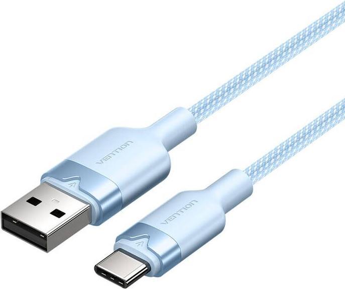 Produktbild Vention USB 2.0 A to USB-C 3A cable CTNLF 1M (blue) (1 m, USB 2.0, 60 W)