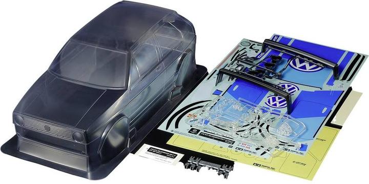 Actual product image Tamiya Volkswagen Golf II GTI 16V Rally Body Parts Set (MF-01X)