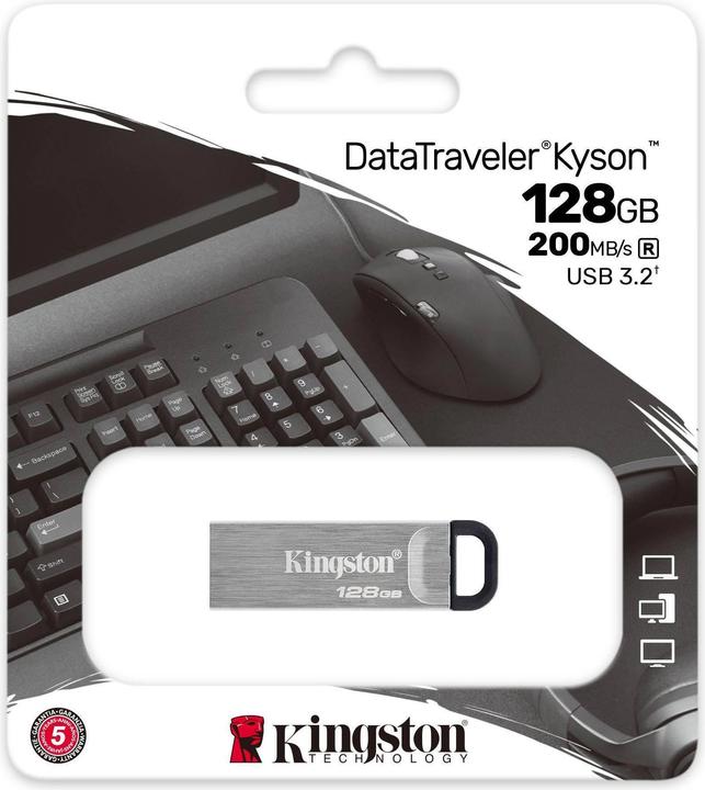 Actual product image Kingston DataTraveler Kyson (128 GB, USB-A)