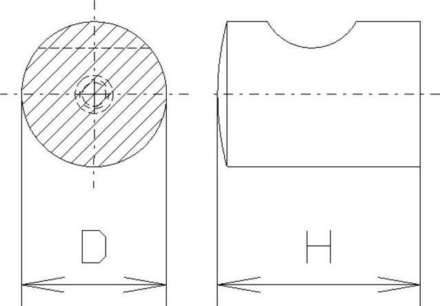 Produktbild Knopf Manuela Ø18mm Höhe 27mm Edelstahl matt gebürstet