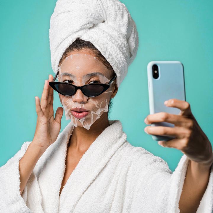 Actual product image Fleeky Bio Botox Sheet Mask with 540 Needle Dermaroller