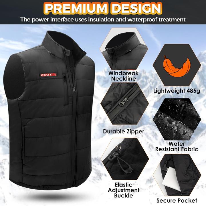 Actual product image Verquin Beheizbare Weste mit 3 Temperaturstufen (L)