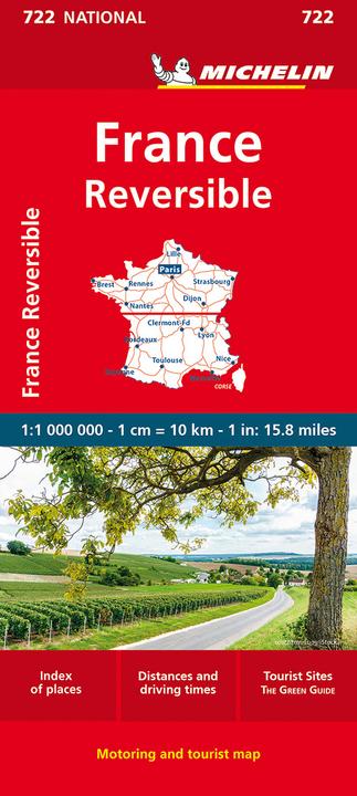 Produktbild Michelin Frankreich doppelseitig