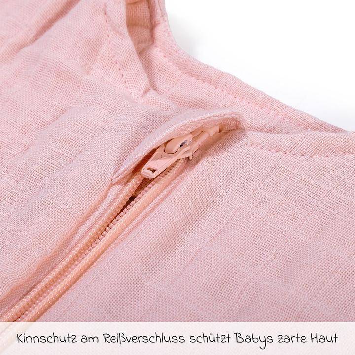 Actual product image Makian Schlafsäcke Musselin-Schlafsack - Puder - Gr. 60 cm (70 cm, 1.0 TOG)