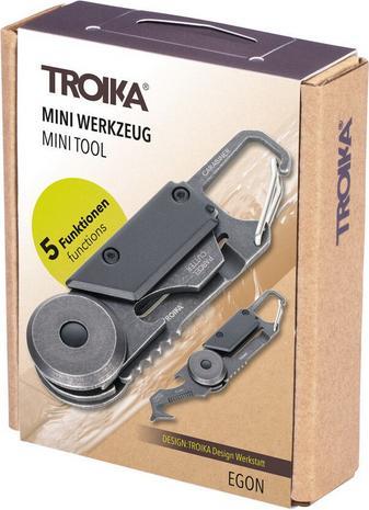 Actual product image Troika EGON mini tool with 5 functions, stonewash (5 Functions)