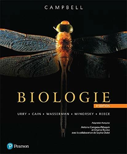Actual product image Biologie 5è éd. CAMPBELL VERSION PEARSON FRANCE 11è éd. - Manuel + eText + MonLab + Multimédia + Ana (French, Chantal Racine, Lisa Urry, Jane Reece, Antoine Campeau-Péloquin, Michael Cain, Steven Wasserman, Peter Minorsky, 2020)