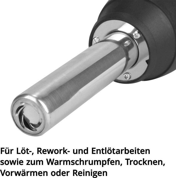 Produktbild Stahlwerk Lötstation Heissluftgebläse HLG-480 ST mit 700 W und 100-480°C Lötgerät