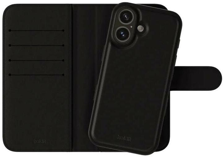 Produktbild Holdit Wallet Case Mag Plus iPhone 16 Schwarz (Apple iPhone 16)