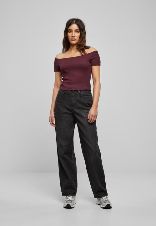 Immagine prodotto Urban Classics Ladies Off Shoulder Rib Tee (S)