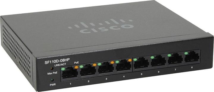 Actual product image Cisco Sf110d-08hp (8 ports)