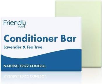 Actual product image Friendly Soap Natural Lavender and Tea Tree Conditioner Bar 95g
