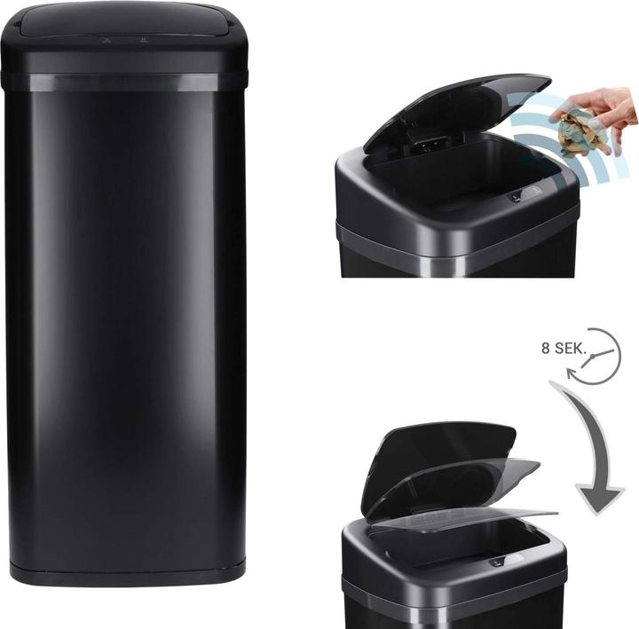 Actual product image Talk-Point Rubbish Bin, Black 40 (40 l)