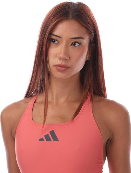 Actual product image adidas Womens/Ladies Logo One Piece Swimsuit (36)