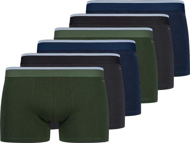 Immagine prodotto Skiny 6er Pack Basic Retro Short / Pant (L, confezione da 6)