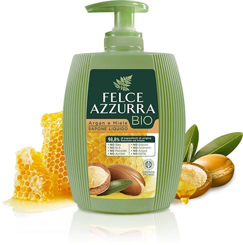 Immagine prodotto Felce Azzurra Olio di argan e miele (Sapone liquido, 300 ml)
