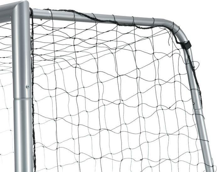 Image du produit Swisshandel24 Fussballtor mit PE-Netzgewebe, Fussball-Tor für Kinder und Erwachsene, Stahl, Grau