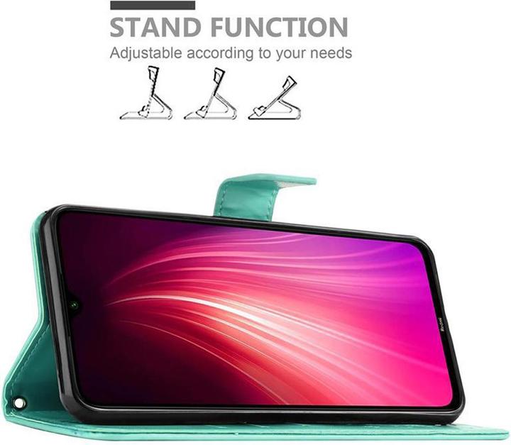 Produktbild Cadorabo Flower Book Hülle (Xiaomi Redmi Note 8)