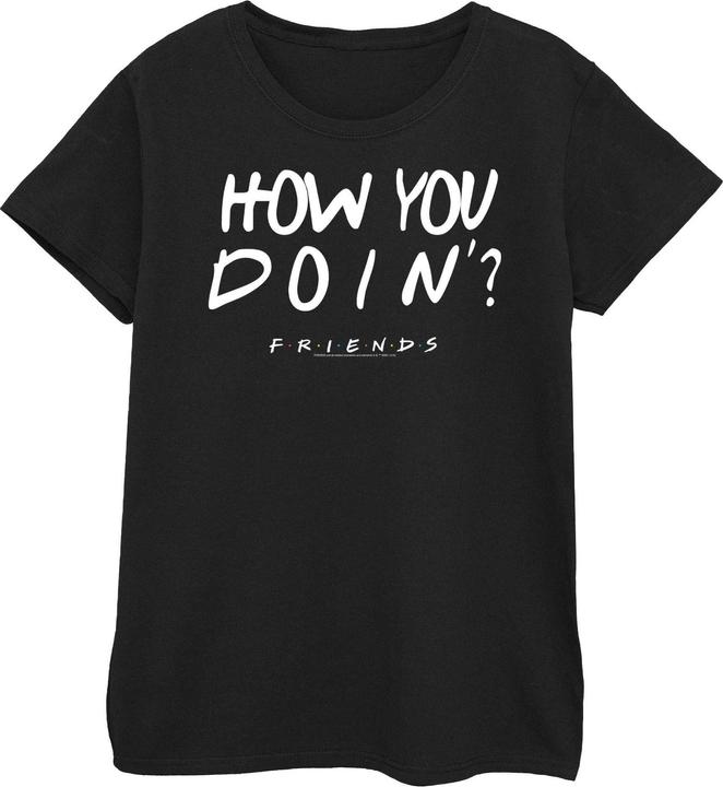 Friends How You Doin? Boyfriend Fit TShirt (M)