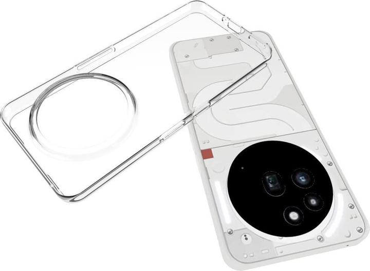 Productafbeelding Cover-Discount Nothing Phone (3a) Pro - Silikon Gummi Case transparent (Niets Telefoon (3a) Pro)