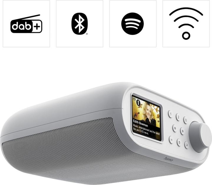 Productafbeelding Hama DIR400 (DAB+, FM, DAB, Internet radio, Bluetooth, WiFi)