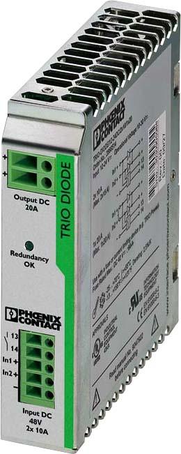 Image du produit Phoenix Contact Module à diodes, rail DIN 48V cc 20 A Ex