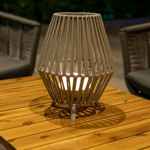 Actual product image Newgarden CONTA LED table lamp, wireless, remote control, USB, rechargeable battery, outdoor & indoor IP54 (900 lm, IP54)