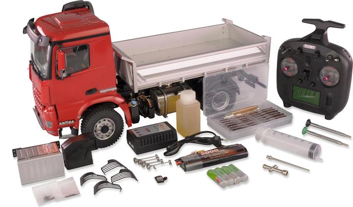 Actual product image Amewi RC Construction Site Dump Truck Mercedes Pro 14 (RTR Ready-to-Run)