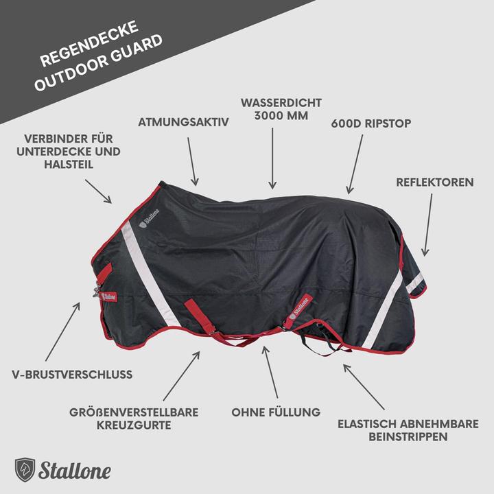 Actual product image Stallone Boston rain cover (155 cm)