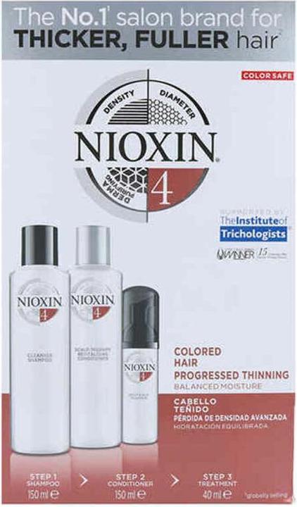 Produktbild Nioxin Starter Set 4, 2x/1x40ml (350 ml, Flüssiges Shampoo)