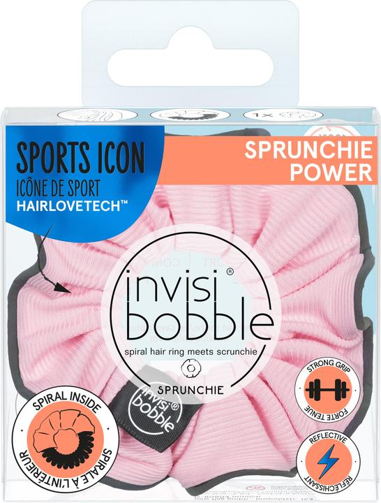 Actual product image Invisibobble Hair Tie Sport Sprunchie, Pink Mantra, 1 pc (Hair tie)