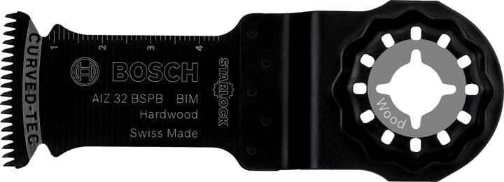 Bosch Zubehör Tauchsägeblatt AIZ 32 BSPB Starlock BIM, Hard Wood, 50 x 32 mm