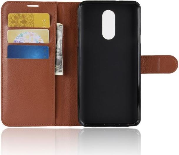 Actual product image MU Classic Litchi Leather Bookcover Series (LG Stylo 4, LG Q Stylus)
