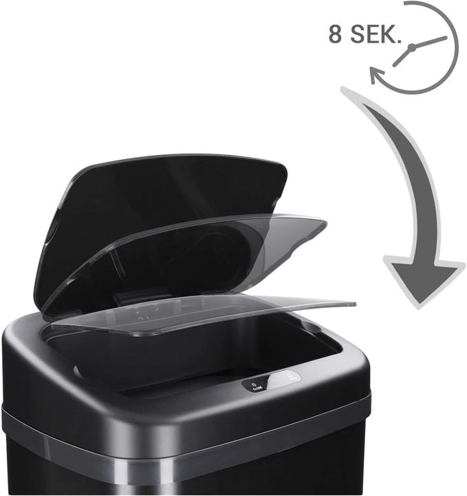 Actual product image Talk-Point Rubbish Bin, Black 40 (40 l)