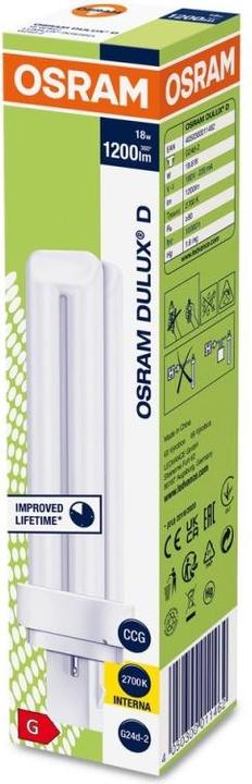 Immagine prodotto Osram Dulux (G24d-2, 18 W, 1200 lm, 1 x, A)