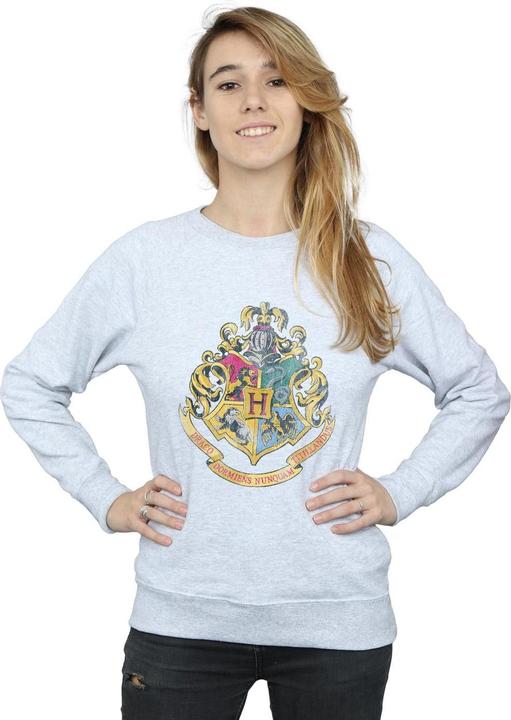 Image du produit - Sweat HOGWARTS DISTRESSED CREST - Femme (L)