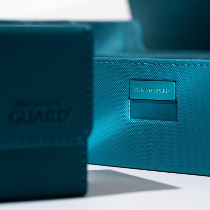 Produktbild Ultimate Guard Kartenbox XenoSkin Superhive 550+ Petrolblau