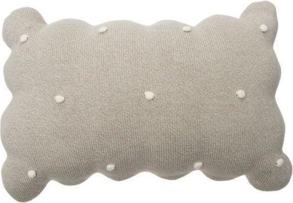 Actual product image Lorena Canals Knitted cushion, Biscuit Dune White (25 x 35 cm)
