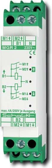 Actual product image Schalk SCHAL MGR 2 motor group relay for 2 motors (REB), 230V AC
