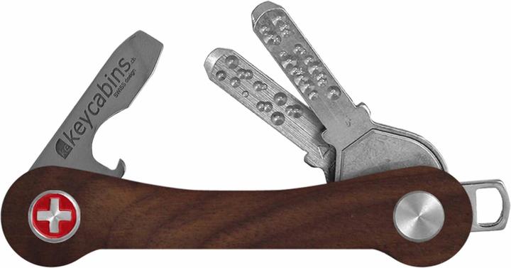 Keycabins Schlüsselorganisator KCWS1.4 Wood S1 Nussbaum